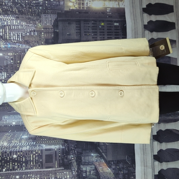 Merona sz XL New With Defects Wool Cream Color Coat from 2004 - Picture 1 of 10